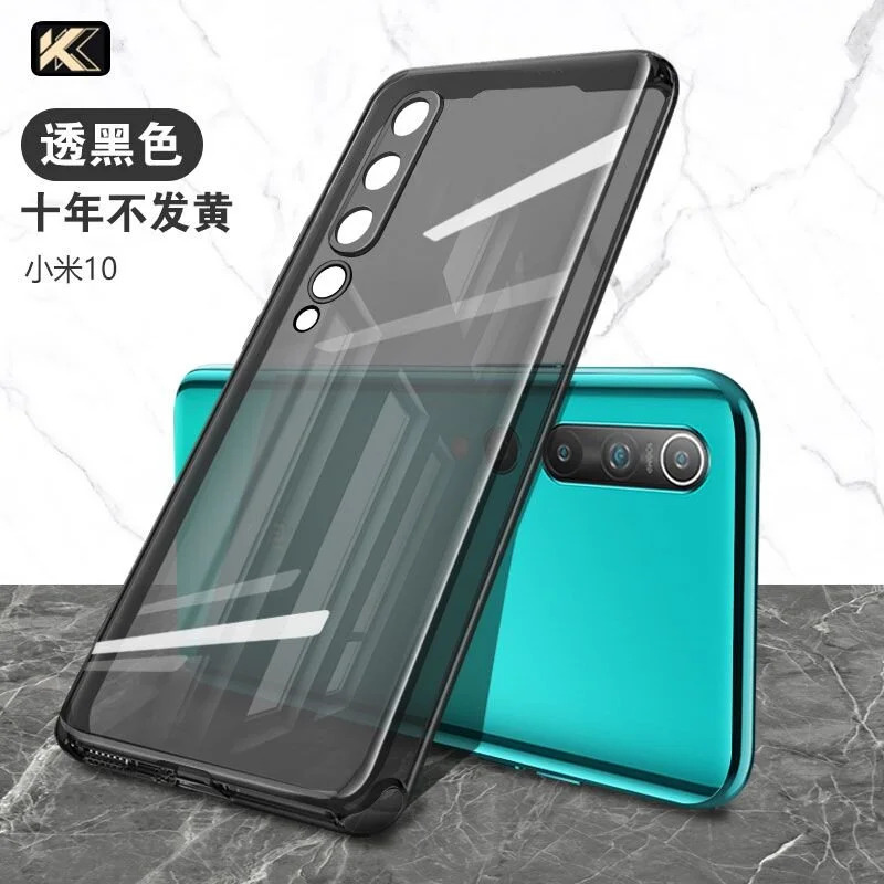 Θήκη σιλικόνης ημιδιάφανη Xiaomi Mi 10 Θήκη σιλικόνης ημιδιάφανη Xiaomi Mi 10